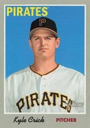 2019 Topps Heritage Base Set Kyle Crick #110 card