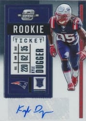 2020 Panini Contenders Optic Base Set Kyle Dugger #164 card