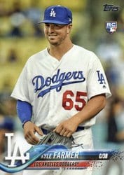 2018 Topps Base Set Kyle Farmer #485 card