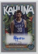 2023-24 Bowman University Chrome The Big Kahuna Autographs Kyle Filipowski #BKA-KF card