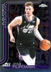 2025-26 Topps Chrome Base Set Kyle Filipowski #213 card