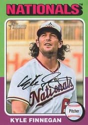 2024 Topps Heritage Mini Base Set Kyle Finnegan #41 card