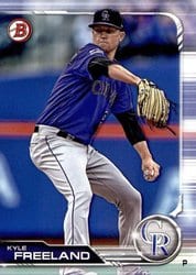 2019 Bowman Base Set Kyle Freeland #5 card