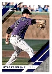 2019 Donruss Base Set Kyle Freeland #126 card