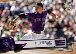 2019 Topps Big League Base Set Kyle Freeland #302 card