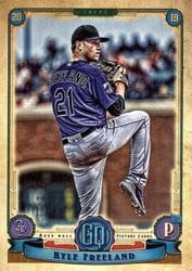 2019 Topps Gypsy Queen Base Set Kyle Freeland #146 card