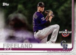 2019 Topps Opening Day Base Set Kyle Freeland #2 card