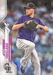 2020 Topps Base Set Kyle Freeland #666 card