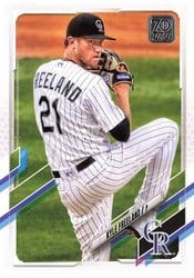 2021 Topps Base Set Kyle Freeland #615 card