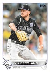 2022 Topps Base Set Kyle Freeland #169 card