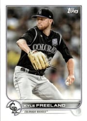 2022 Topps Mini Base Set Kyle Freeland #169 card
