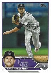 2023 Topps Base Set Kyle Freeland #348 card