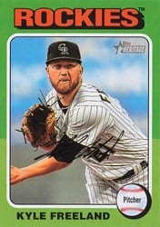 2024 Topps Heritage Base Set Kyle Freeland #31 card