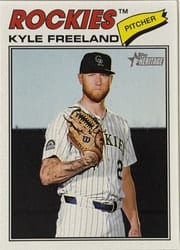 2026 Topps Heritage Base Set Kyle Freeland #92 card