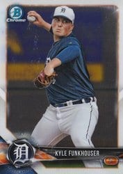 2018 Bowman Chrome Prospects Kyle Funkhouser #BCP187 card