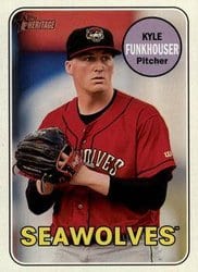2018 Topps Heritage Minor League Base Set Kyle Funkhouser #49 card