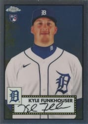 2021 Topps Chrome Platinum Anniversary Base Set Kyle Funkhouser #119 card