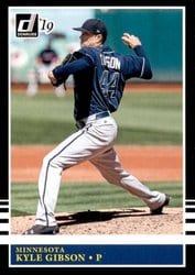 2019 Donruss Base Set Kyle Gibson #242 card