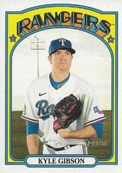 2021 Topps Heritage Base Set Kyle Gibson #224 card