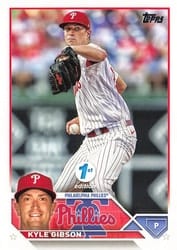 2023 Topps 1st Edition Base Set Kyle Gibson #96 card