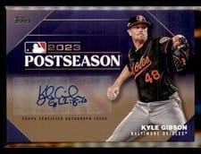 2024 Topps Postseason Performance Autograph Kyle Gibson #PPA-KG card