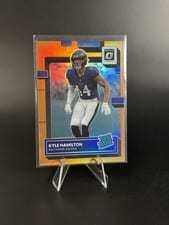 2022 Panini Donruss Optic Kyle Hamilton Orange #238 card