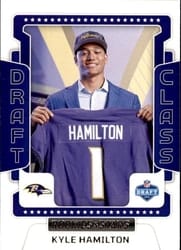2022 Panini Rookies & Stars Draft Class Kyle Hamilton #DC-13 card