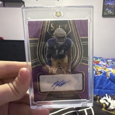 2022 Panini Select Draft Picks Rookie Signatures Kyle Hamilton #RS-KHA card