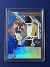 2022 Panini XR Rookie Triple Swatch Autographs Kyle Hamilton #238 card