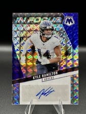 2025 Panini Mosaic In Focus Signatures Kyle Hamilton #IFS-KHN card