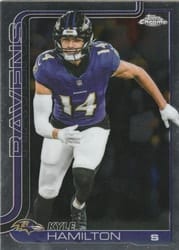 2025 Topps Chrome Base Set Kyle Hamilton #29 card