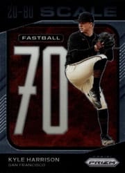 2023 Panini Prizm 20-80 Scale Kyle Harrison #SC17 card