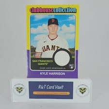 2024 Topps Heritage Clubhouse Collection Relic Kyle Harrison #CCR-KH card