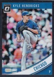 2018 Donruss Optic Base Set Kyle Hendricks #76 card
