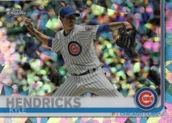 2019 Topps Chrome Sapphire Edition Base Set Kyle Hendricks #171 card