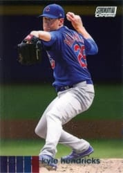 2020 Stadium Club Chrome Base Set Kyle Hendricks #85 card