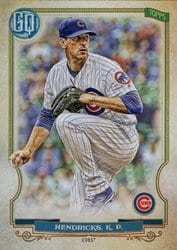 2020 Topps Gypsy Queen Base Set Kyle Hendricks #72 card