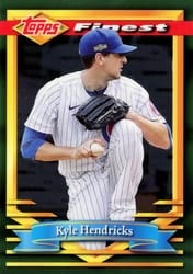 2021 Finest Flashbacks Base Set Kyle Hendricks #31 card
