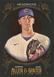 2021 Topps Allen & Ginter X Base Set Kyle Hendricks #161 card