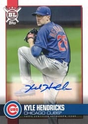 2021 Topps Big League Big League Autographs Kyle Hendricks #BLA-KH card
