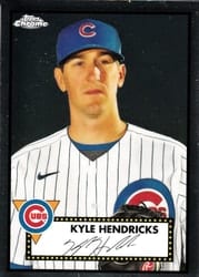 2021 Topps Chrome Platinum Anniversary Base Set Kyle Hendricks #364 card
