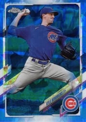 2021 Topps Chrome Sapphire Edition Base Set Kyle Hendricks #503 card