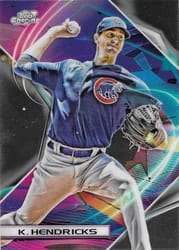 2022 Topps Cosmic Chrome Base Set Kyle Hendricks #18 card