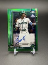 2025 Topps Pro Debut Chrome Autographs Kyle Henley #PDC-112 card