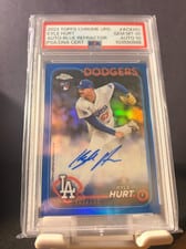 2024 Topps Chrome Update Autographs Kyle Hurt #AC-KHU card