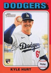 2024 Topps Heritage Base Set Kyle Hurt #609 card