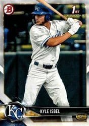 2018 Bowman Draft Base Set Kyle Isbel #BD-14 card
