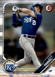 2019 Bowman Draft Base Set Kyle Isbel #BD-106 card