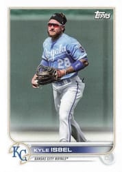 2022 Topps Mini Base Set Kyle Isbel #US151 card