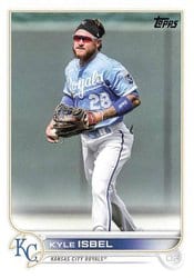 2022 Topps Update Base Set Kyle Isbel #US151 card